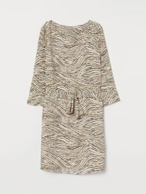 Платья H&M модель 8465811wer_Бежево-черный Фото