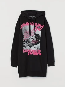 Платья H&M модель 8534851wer_черный с принтом Фото