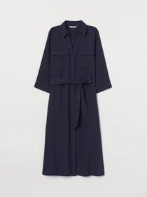 Платья H&M модель 8585651wer_Темно-синий Фото