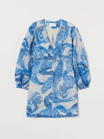Платья H&M модель 8623861wer_Бело-синий Фото