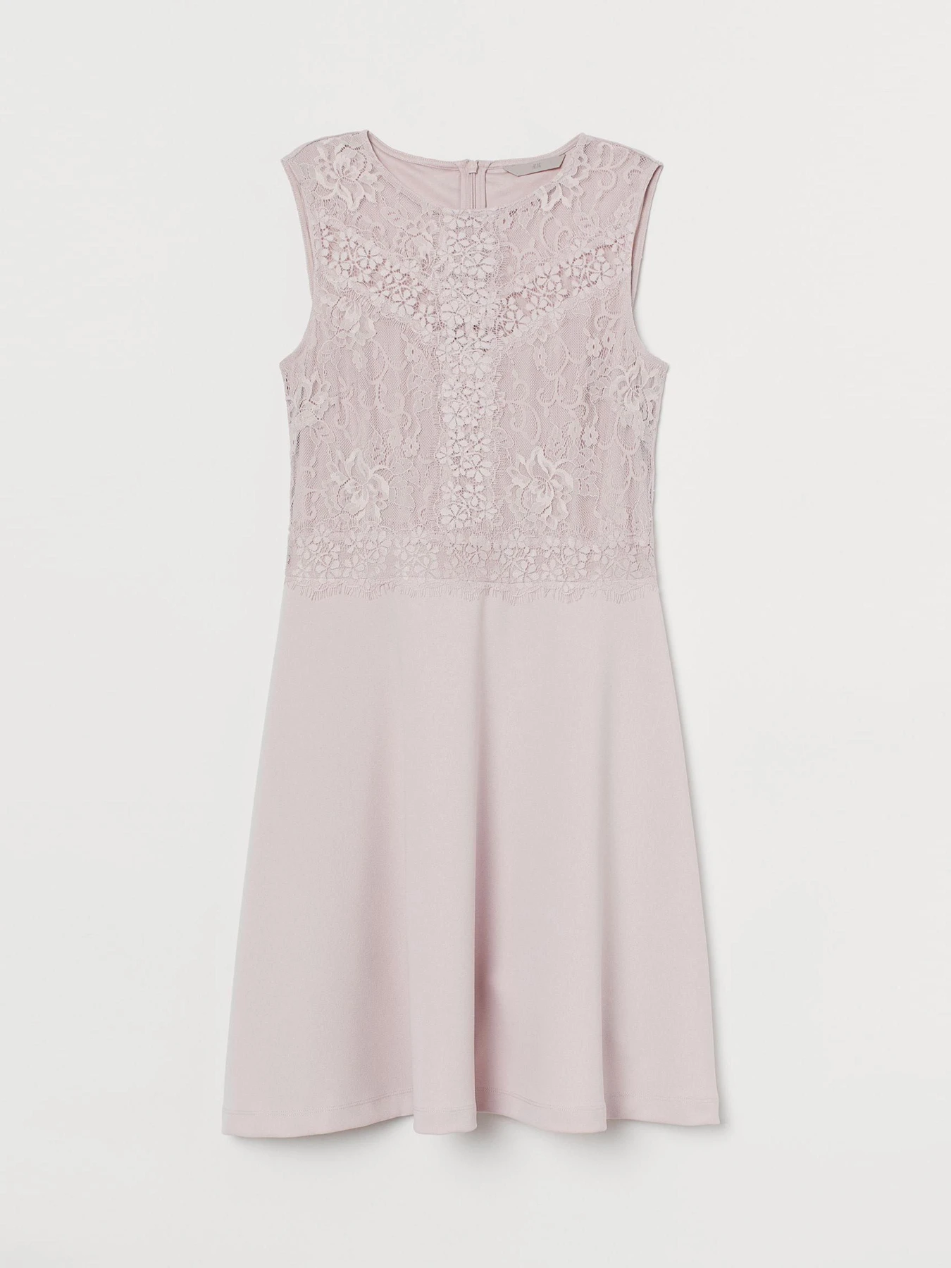 Платья H&M модель 8673651wer_Пудровый Фото