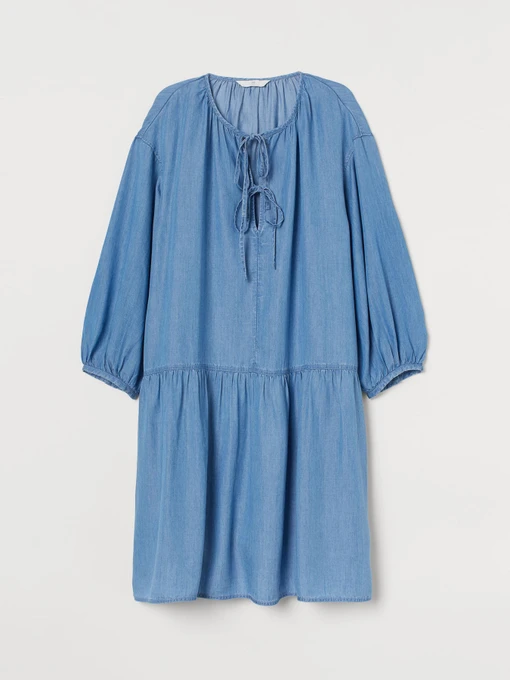 Платья H&M модель 8715612abr_Голубой Фото