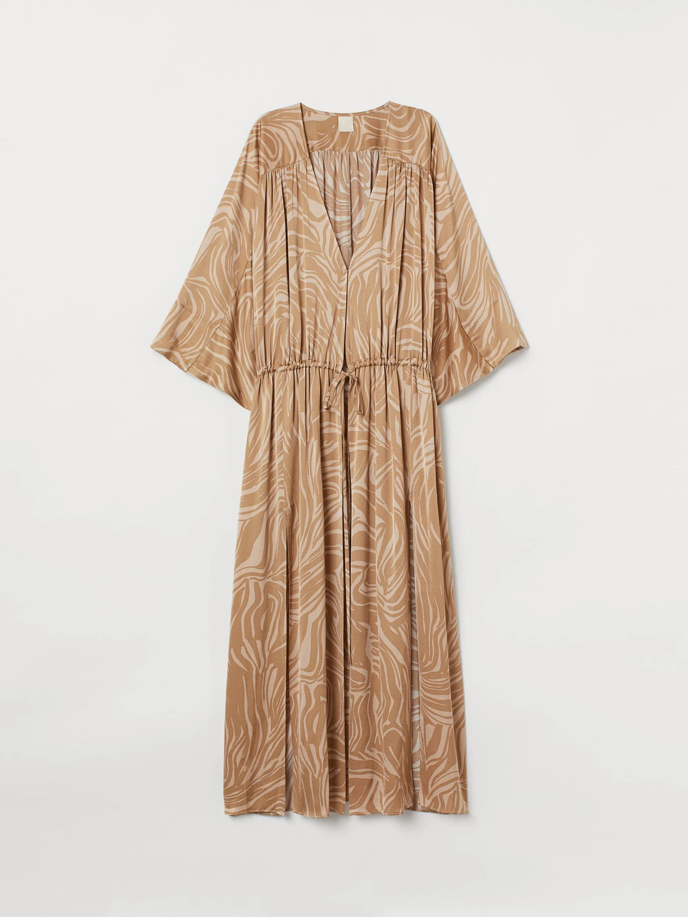 Платья H&M модель 8917281wer_бежевый с узором Фото