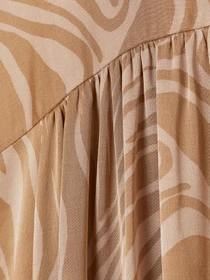 Платья H&M модель 8917281wer_бежевый с узором Фото