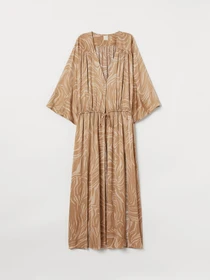 Платья H&M модель 8917281wer_бежевый с узором Фото