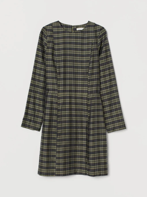 Платья H&M модель 9154872abr_черно-зеленый Фото