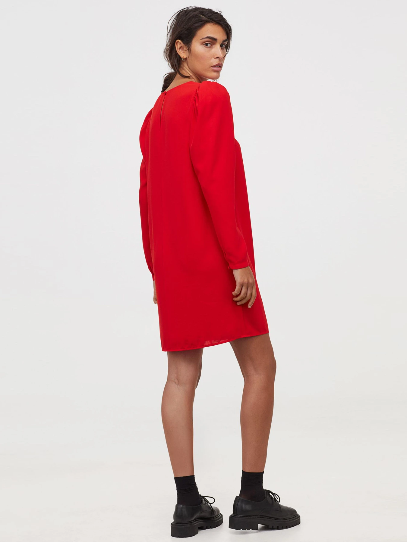 Платья H&M модель 9156252sm_ярко-красный Фото