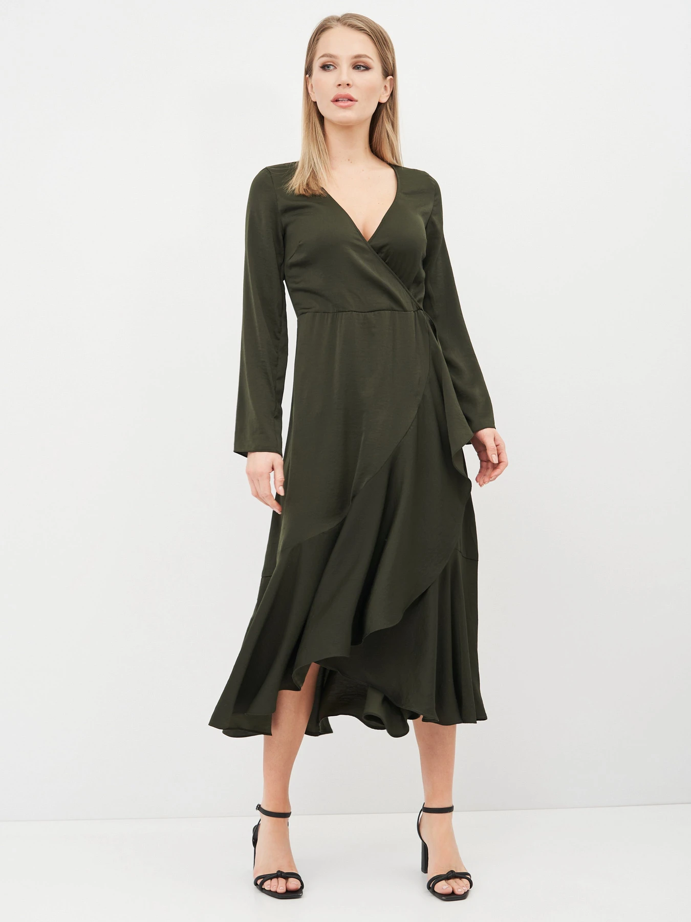 Платья H&M модель 9184311RP31_темно-зеленый Фото