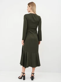 Платья H&M модель 9184311RP31_темно-зеленый Фото