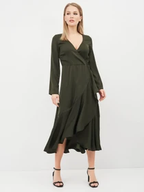 Платья H&M модель 9184311RP31_темно-зеленый Фото