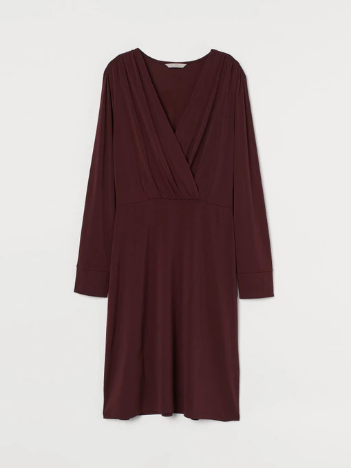 Платья H&M модель 9235222bar_Бордовый Фото