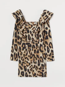 Платья H&M модель 9282762wer_Бежево-черный Фото