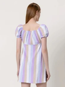 Платья H&M модель 928869wer_Бело-фиолетовый Фото
