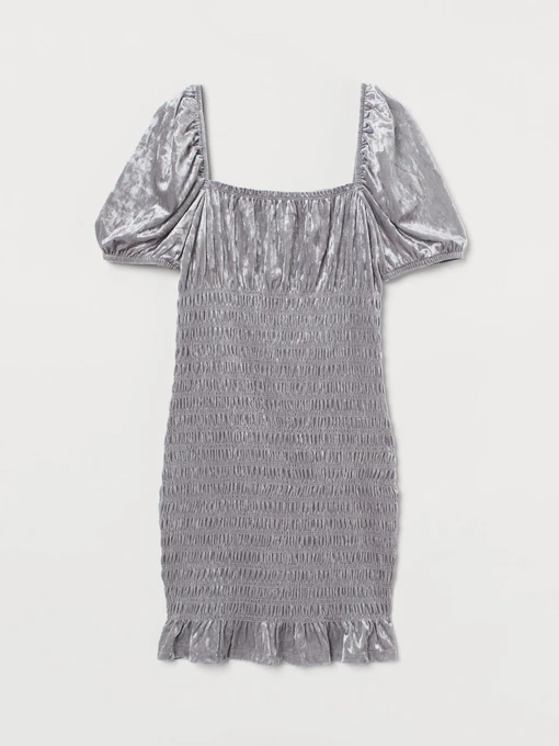 Платья H&M модель 9342462bar_Серебристый Фото