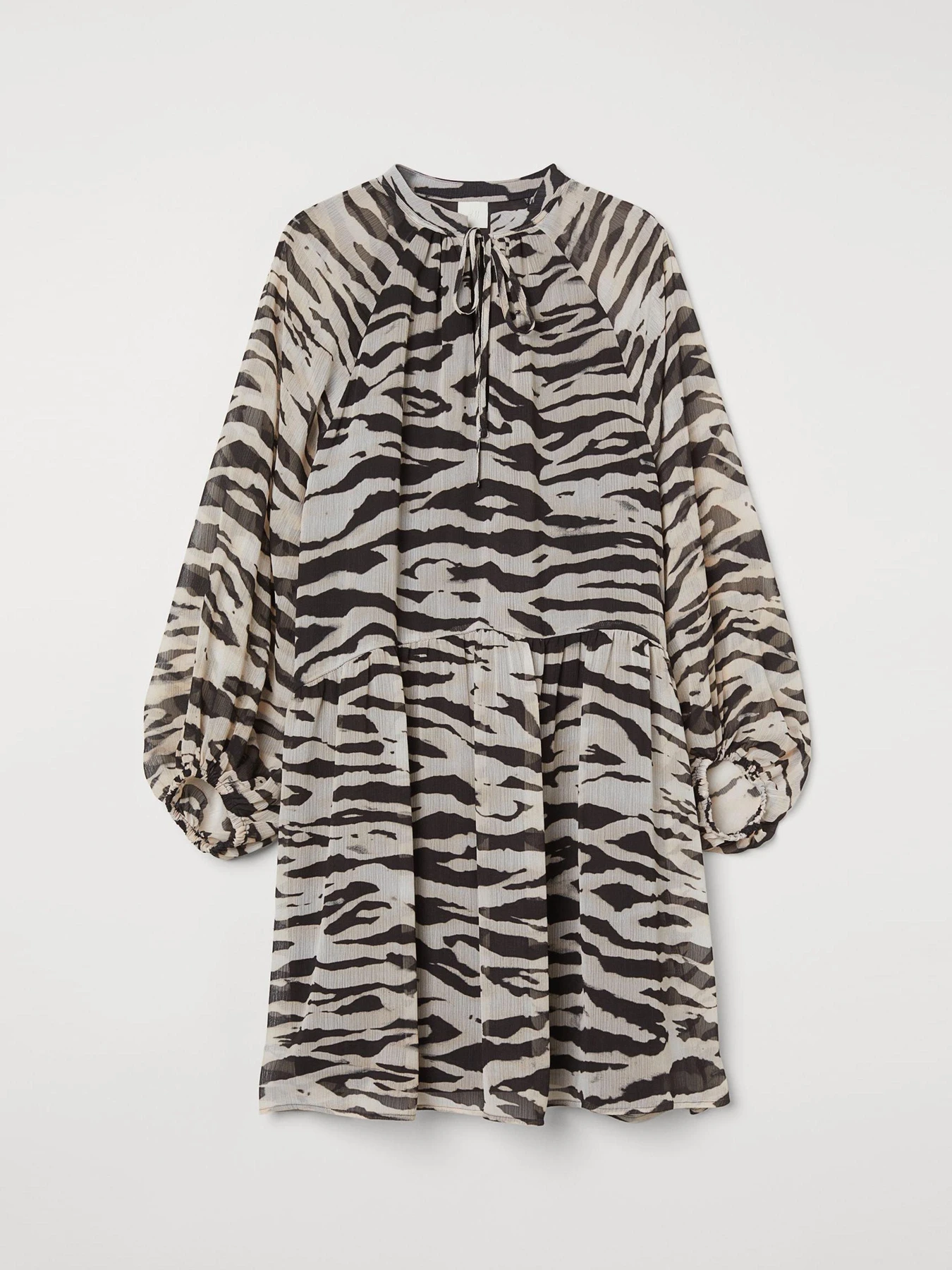 Платья H&M модель 9508733wer_Черно-бежевый Фото