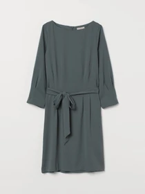 Платья H&M модель 9548323abr_Серо-зеленый Фото
