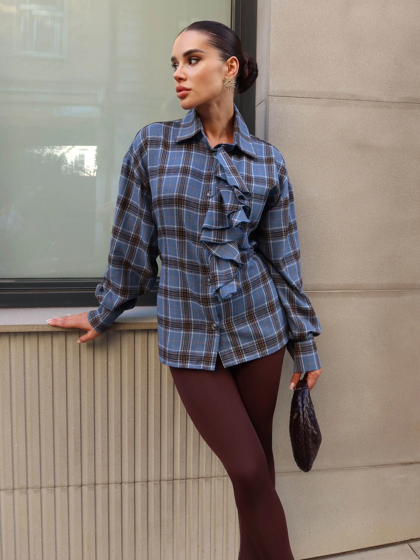 Рубашки Jadone Fashion модель Sorochka_Siut_synii Фото