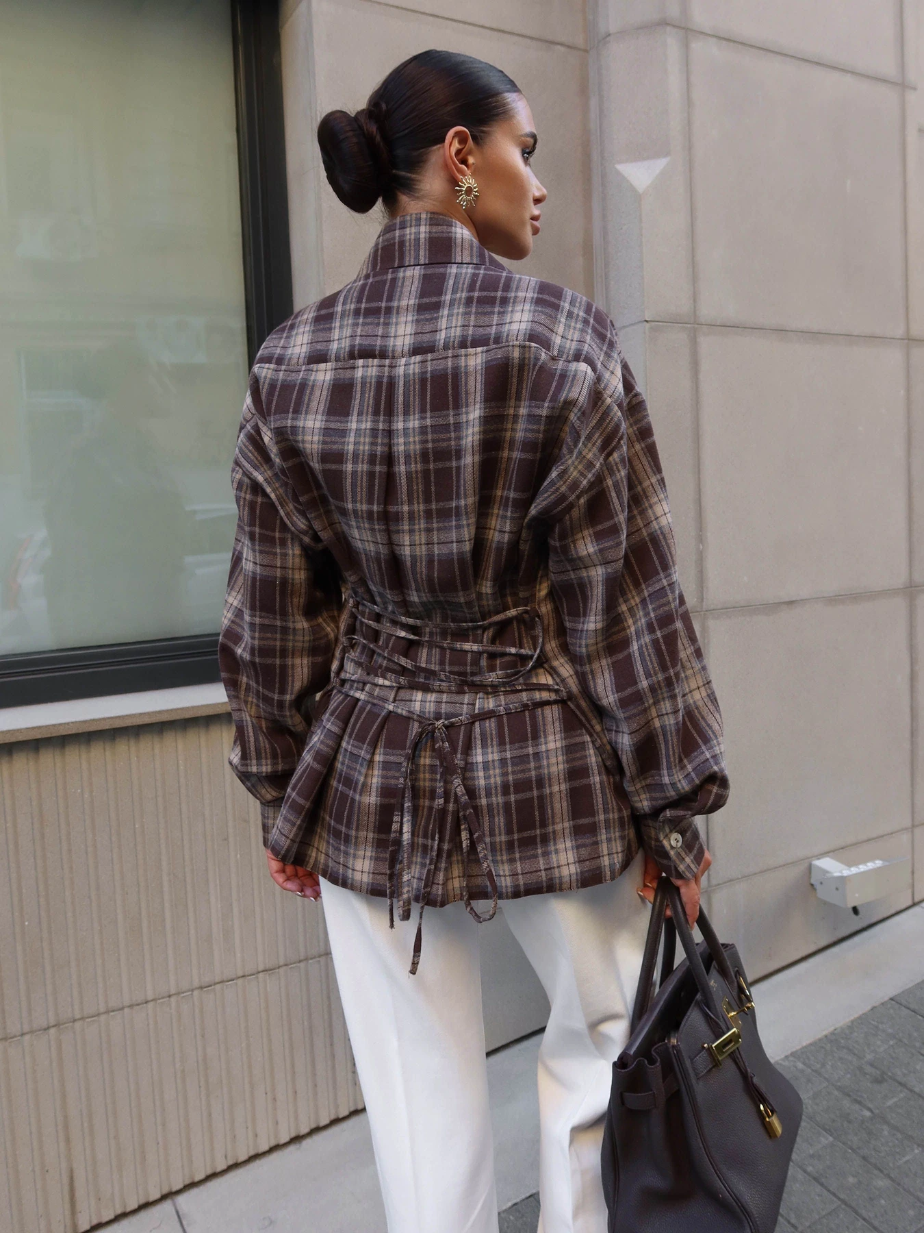 Рубашки Jadone Fashion модель Sorochka_Siut_shokolad Фото