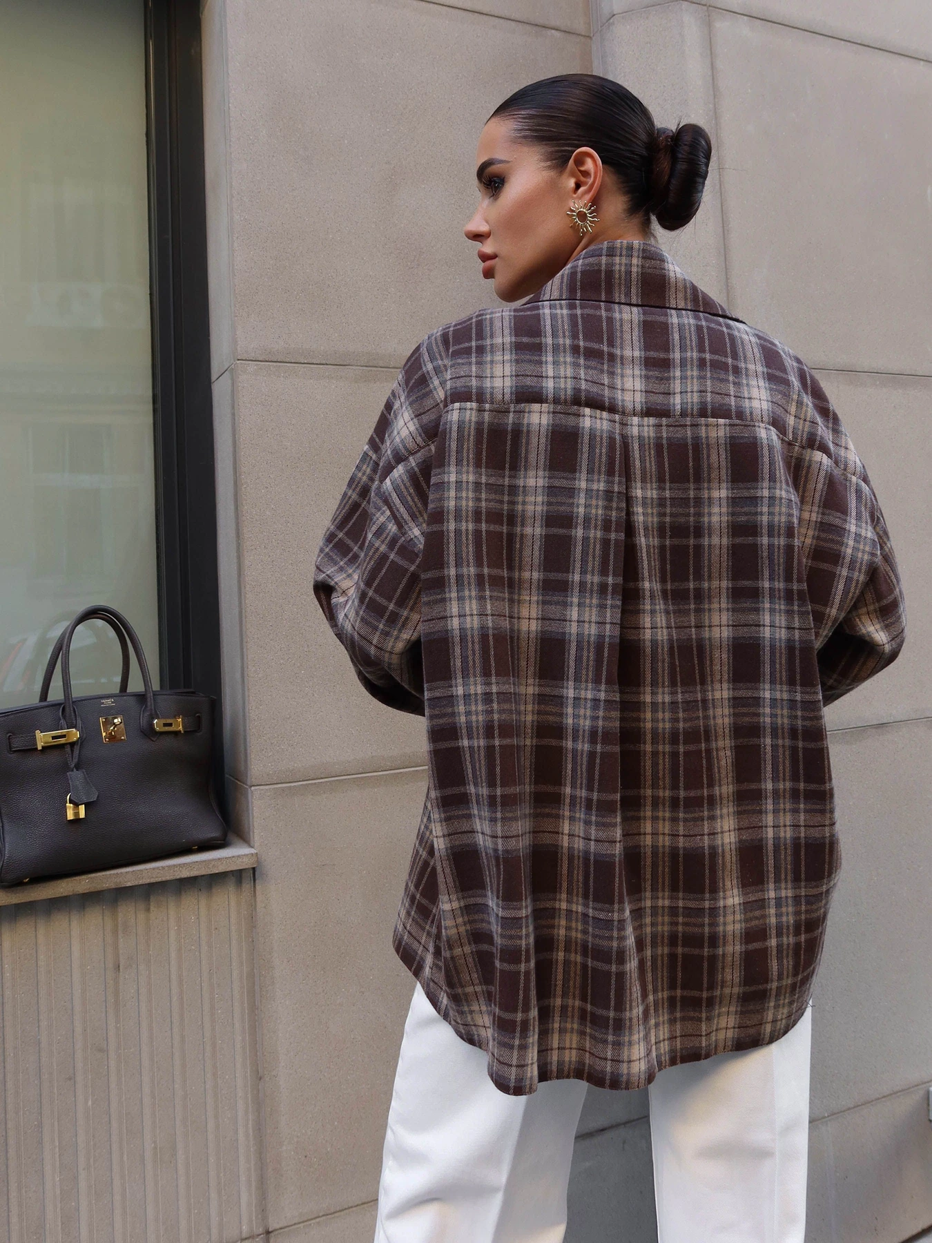 Рубашки Jadone Fashion модель Sorochka_Siut_shokolad Фото