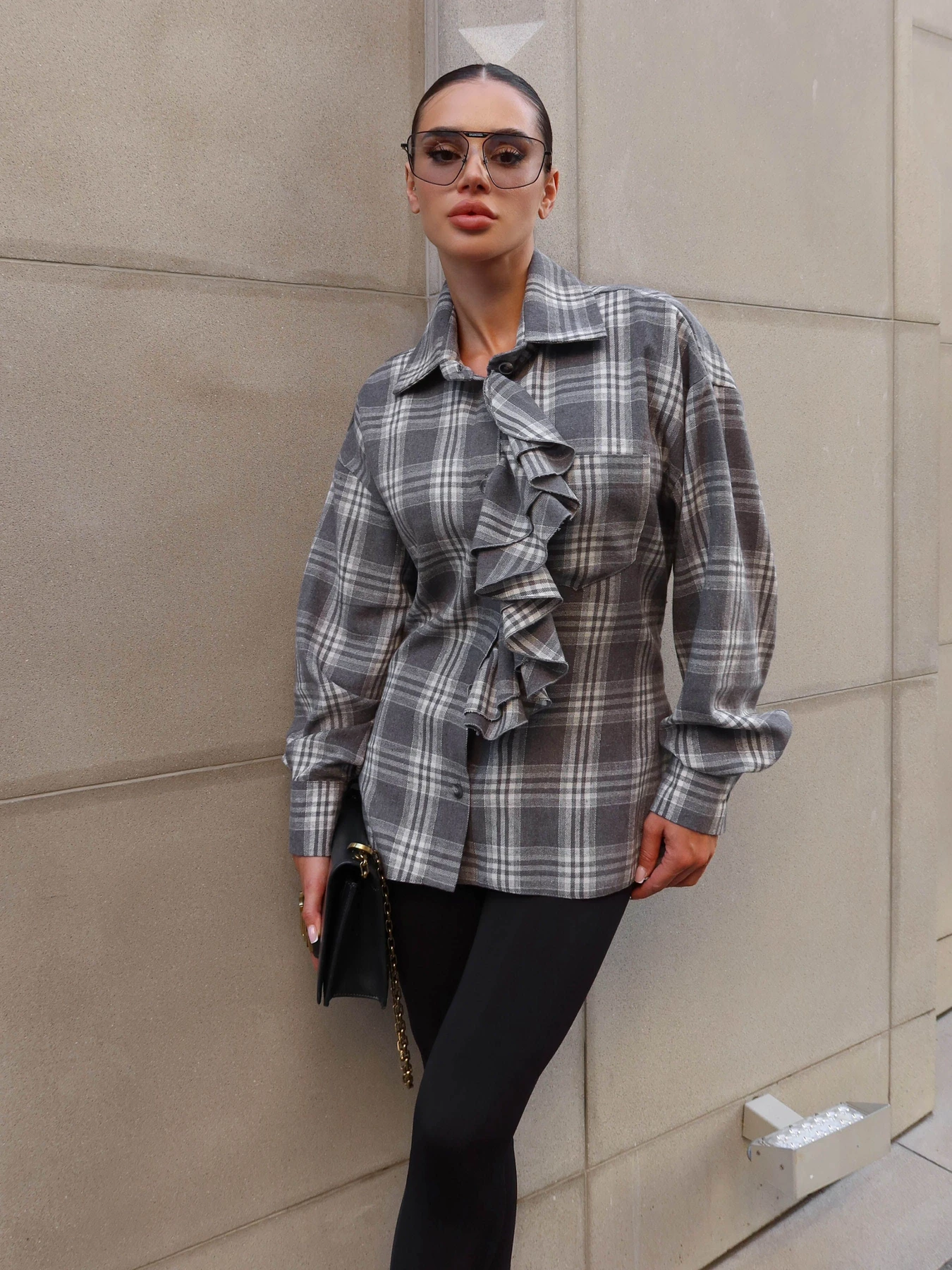 Рубашки Jadone Fashion модель Sorochka_Siut_siryi Фото