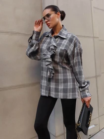 Рубашки Jadone Fashion модель Sorochka_Siut_siryi Фото
