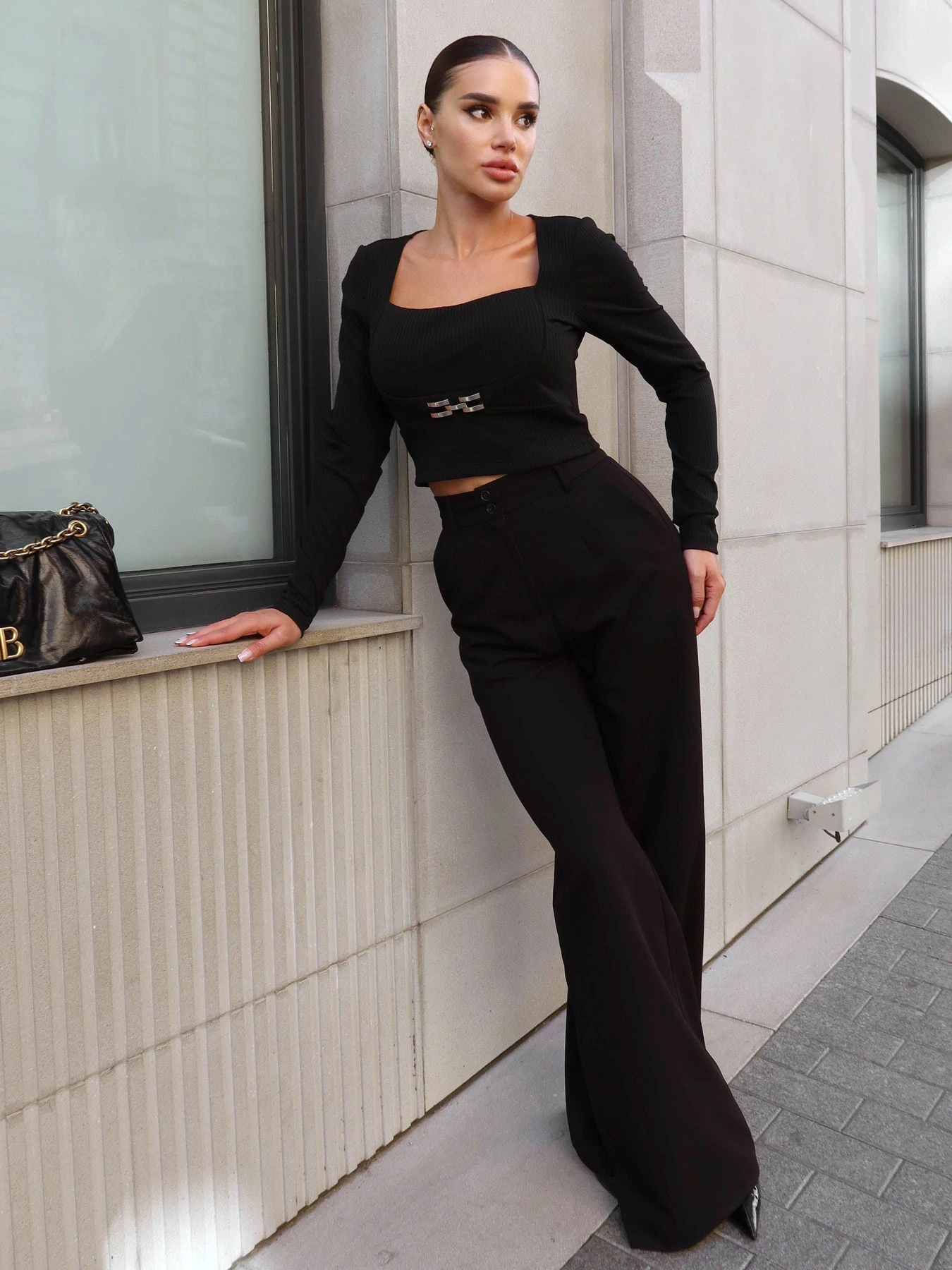 Брюки Jadone Fashion модель Briuky_Asti_chornyi Фото