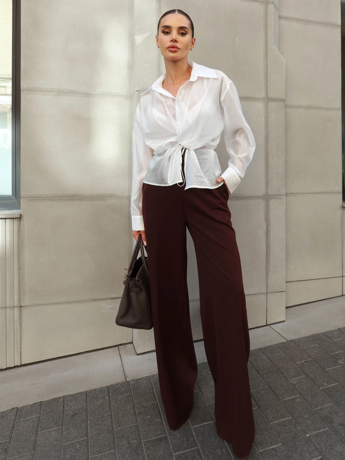 Брюки Jadone Fashion модель Briuky_Asti_shokolad Фото