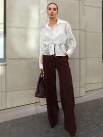 Брюки Jadone Fashion модель Briuky_Asti_shokolad Фото