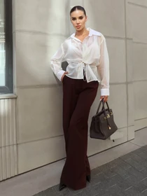 Брюки Jadone Fashion модель Briuky_Asti_shokolad Фото