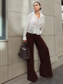 Брюки Jadone Fashion модель Briuky_Asti_shokolad Фото