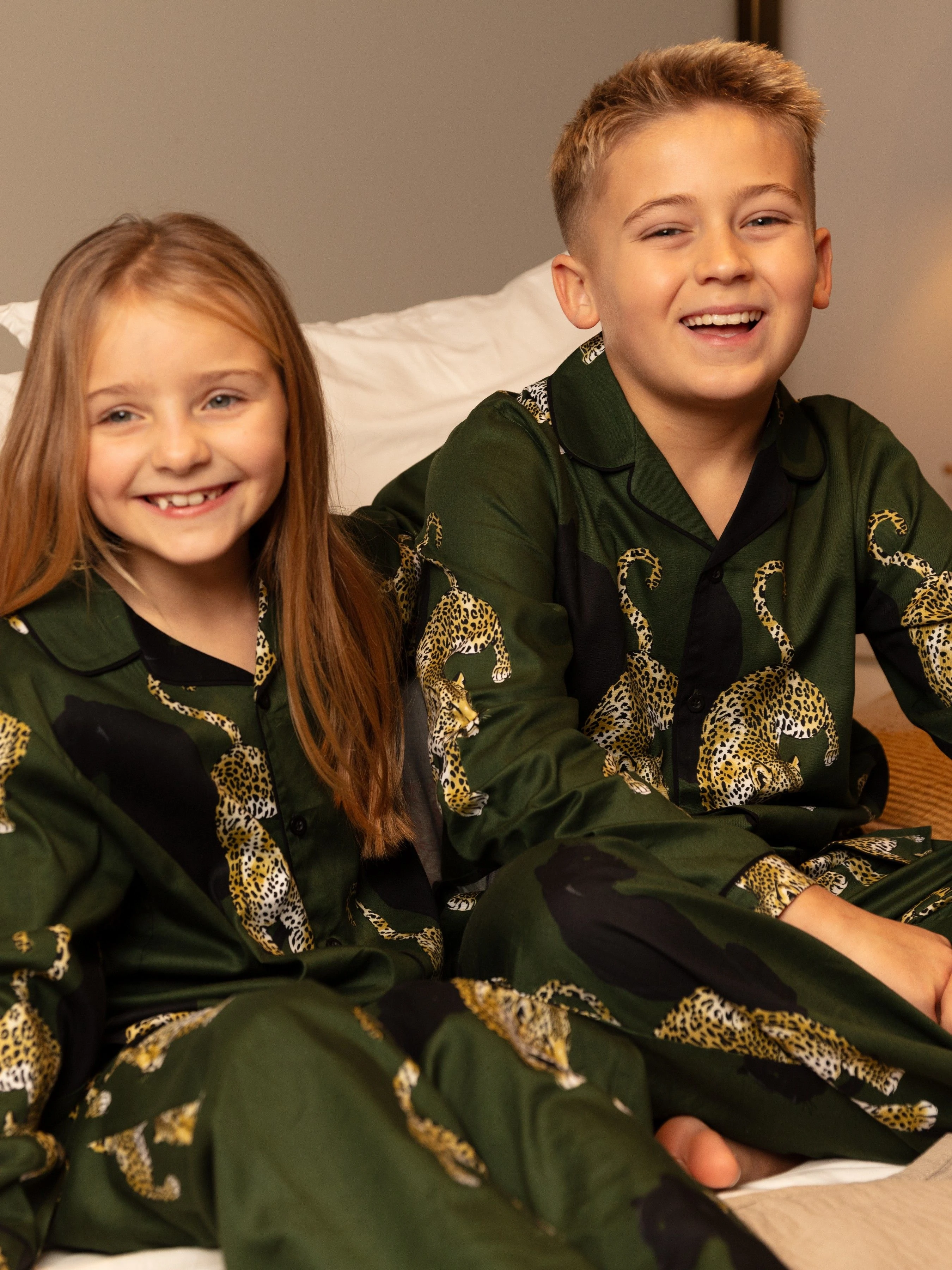 Бавовняна Дитяча Піжама CYBERJAMMIES Olive