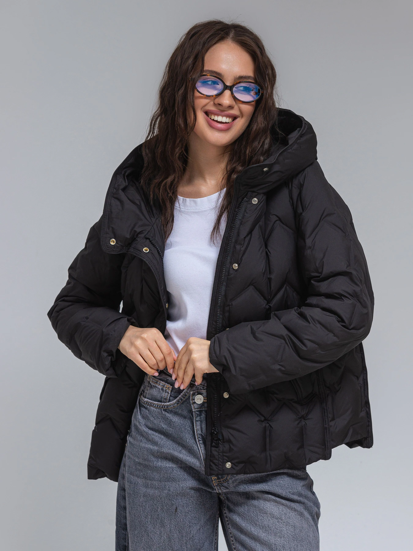 Куртки и дубленки VIVA WEAR модель 6538-blackK Фото
