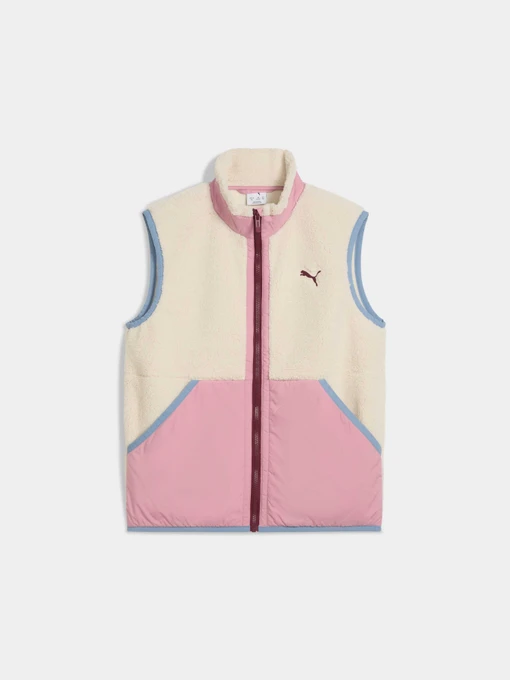 Куртки и дубленки PUMA Hybrid Sherpa Vest модель 688406 Фото