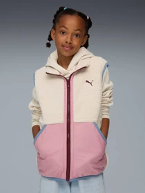Куртки и дубленки PUMA Hybrid Sherpa Vest модель 688406 Фото