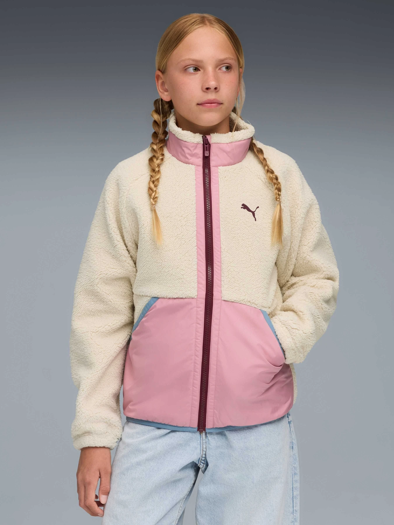 Куртки и дубленки PUMA Hybrid Sherpa Jacket модель 688405 Куртки и дубленки PUMA Hybrid Sherpa Jacket модель 688405 Фото
