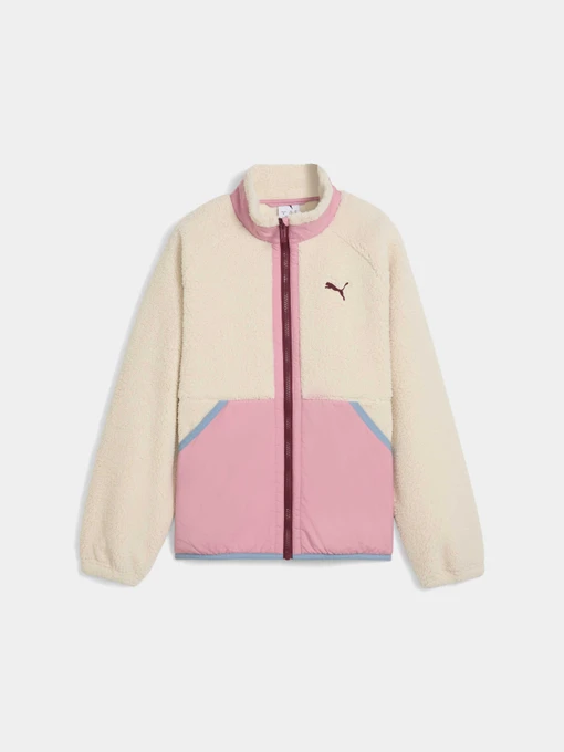 Куртки и дубленки PUMA Hybrid Sherpa Jacket модель 688405 Фото