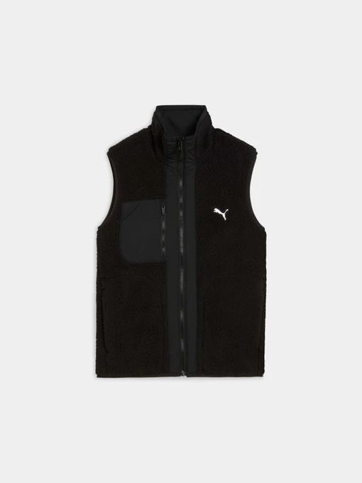 Куртки и дубленки PUMA Reversible Sherpa Vest модель 688388 Фото