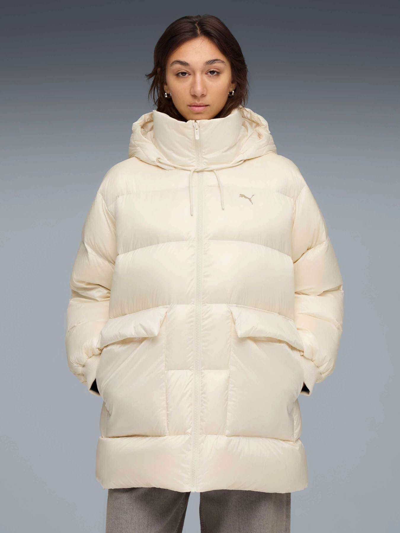 Куртки и дубленки PUMA Style Hooded Down Jacket модель 688389 Фото