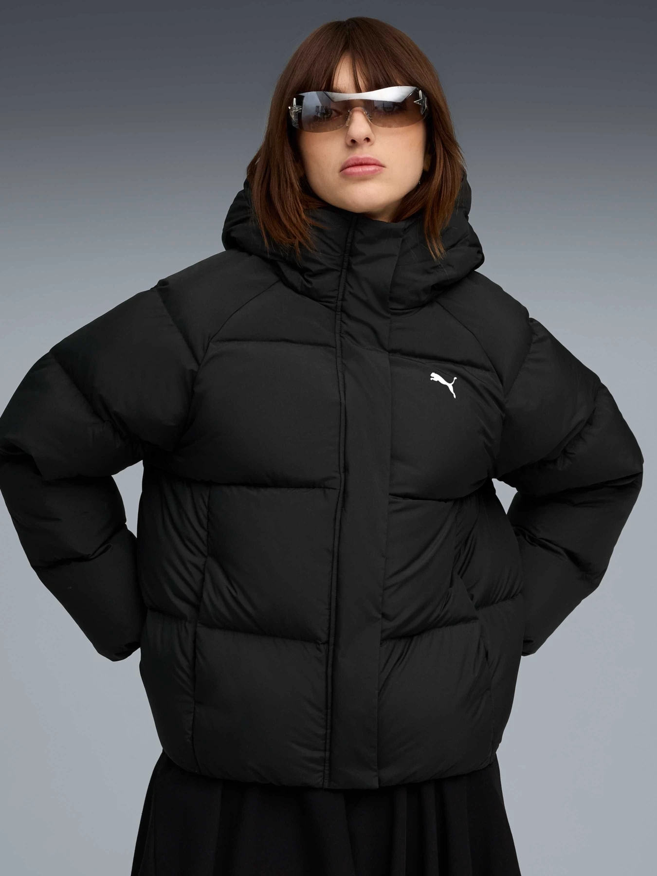 Куртки и дубленки PUMA Hooded Down Puffer Jacket модель 688392 Куртки и дубленки PUMA Hooded Down Puffer Jacket модель 688392 Фото