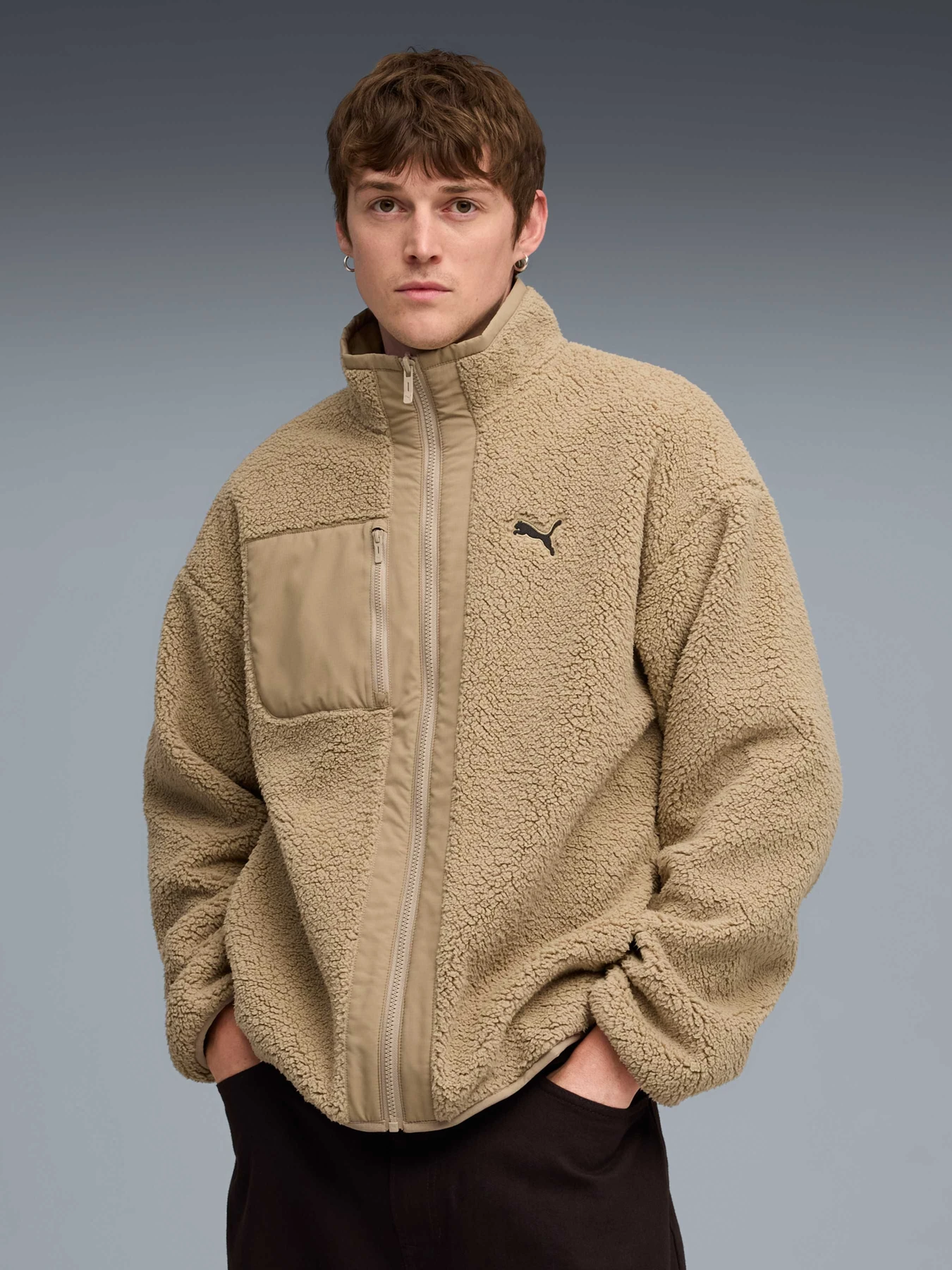 Куртки та дублянки PUMA Reversible Sherpa Jacket модель 688371 Куртки та дублянки PUMA Reversible Sherpa Jacket модель 688371 Фото