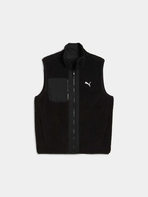 Куртки и дубленки PUMA Reversible Sherpa Vest модель 688372 Фото