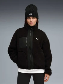 Куртки и дубленки PUMA Reversible Sherpa Jacket модель 688386 Фото