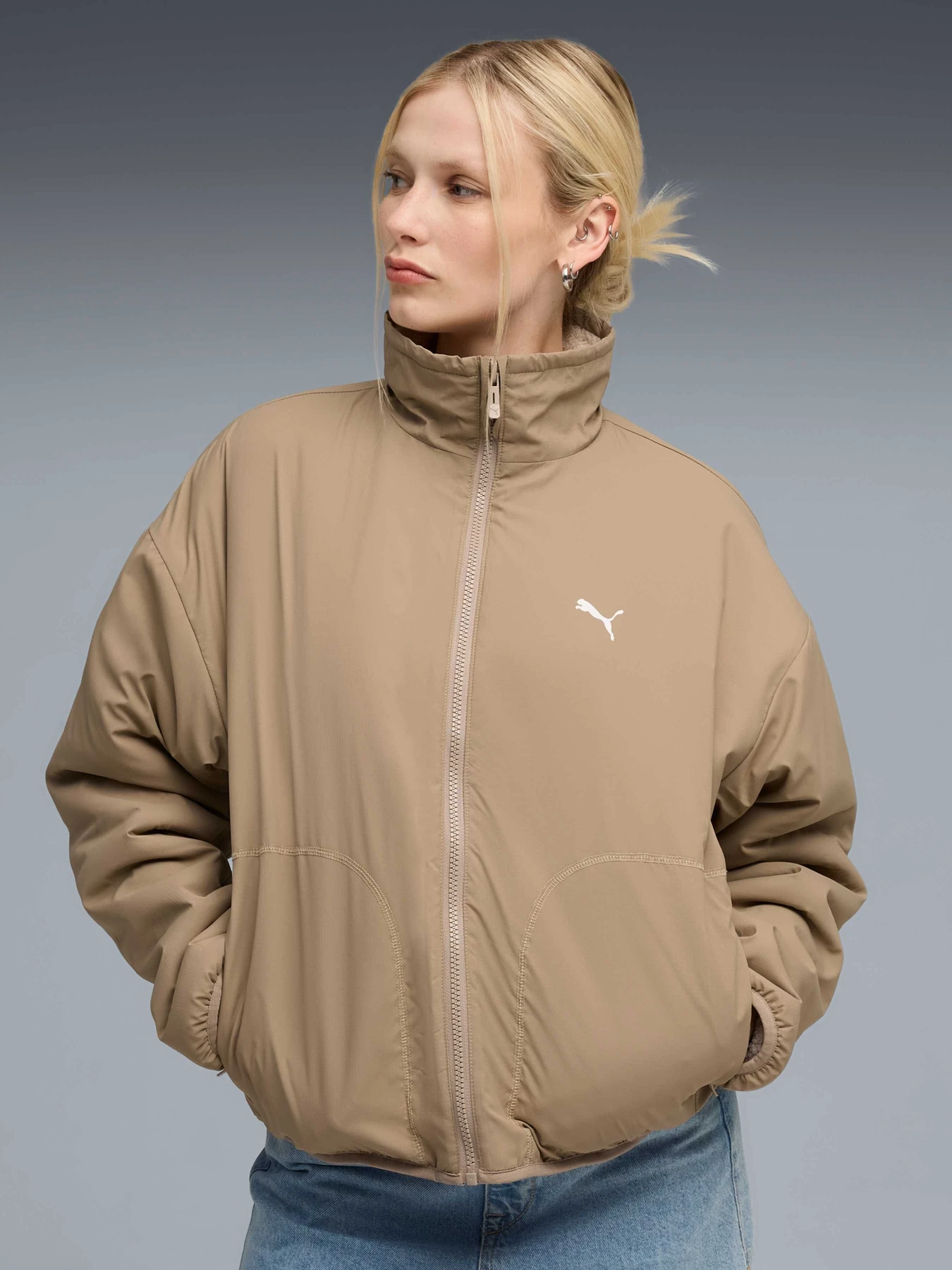 Куртки и дубленки PUMA Reversible Sherpa Jacket модель 688386 Куртки и дубленки PUMA Reversible Sherpa Jacket модель 688386 Фото