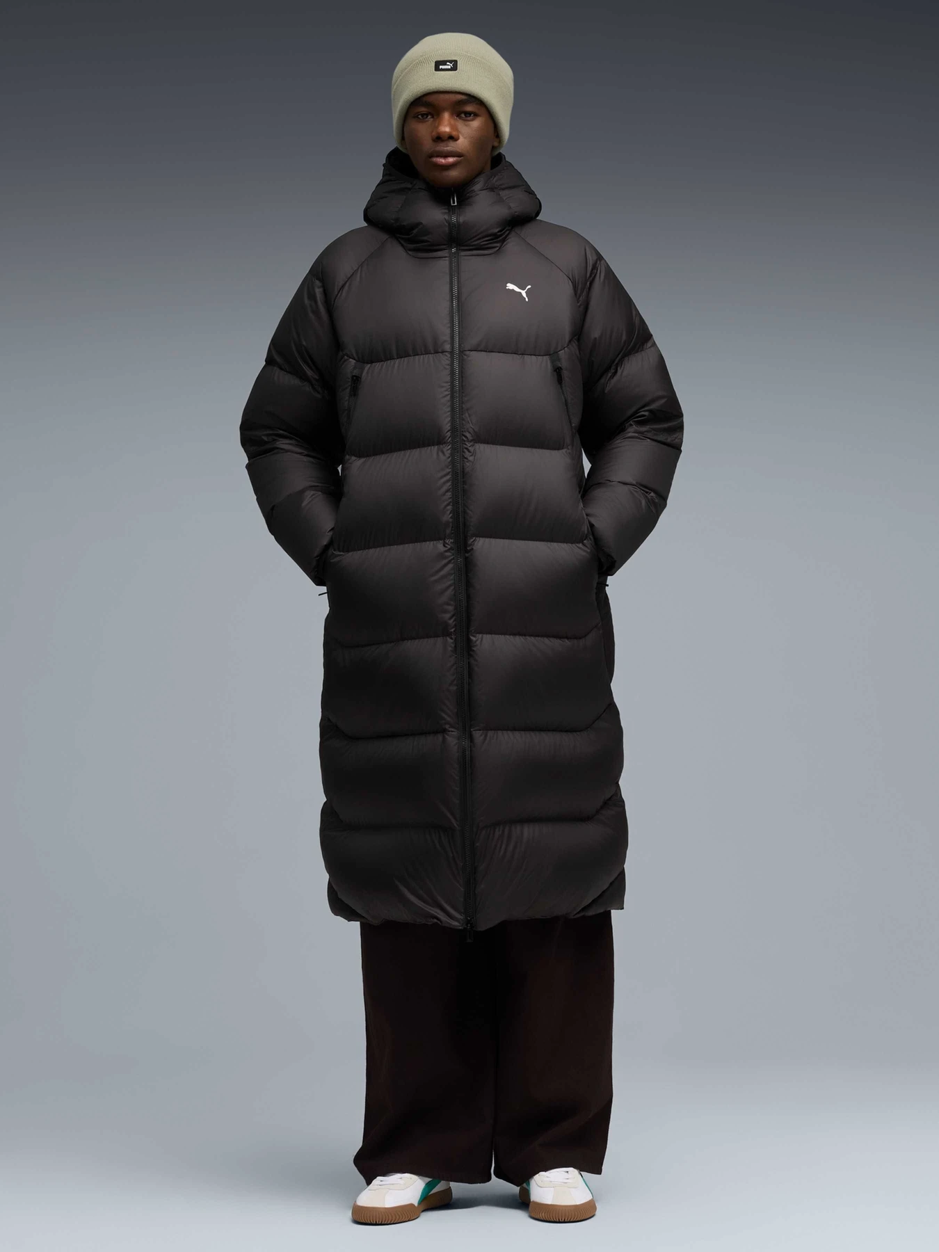 Куртки и дубленки PUMA Hooded Down Puffer Coat модель 688381 Фото