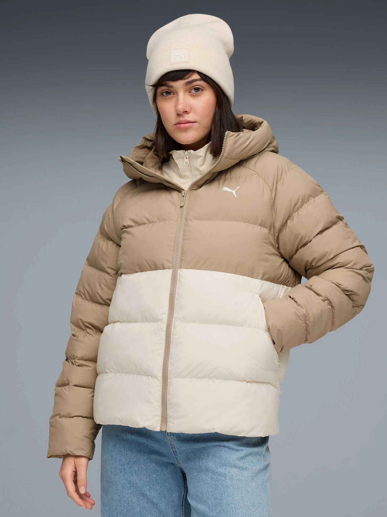 Куртки и дубленки PUMA Mono Hooded Jacket модель 688385 Куртки и дубленки PUMA Mono Hooded Jacket модель 688385 Фото