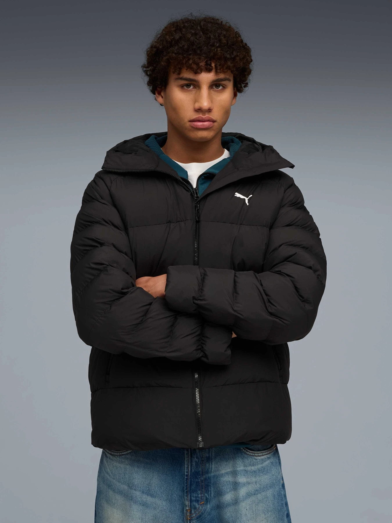 Куртки та дублянки PUMA Mono Hooded Jacket модель 688367 Куртки та дублянки PUMA Mono Hooded Jacket модель 688367 Фото