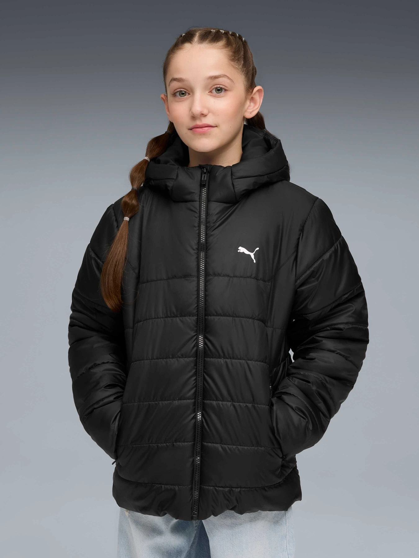 Куртки и дубленки PUMA Ess Hooded Padded Jacket модель 685226 Куртки и дубленки PUMA Ess Hooded Padded Jacket модель 685226 Фото