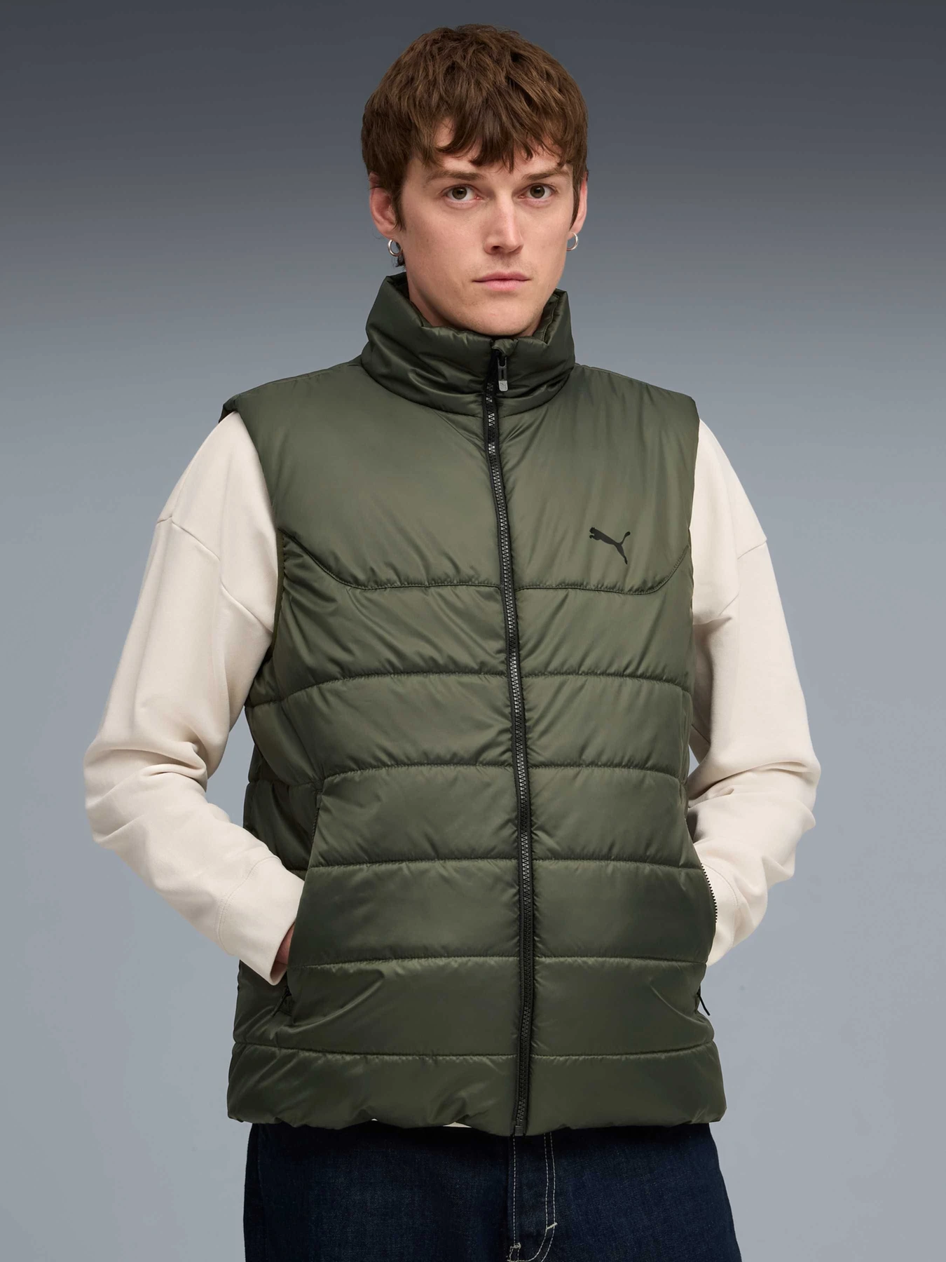 Куртки и дубленки PUMA Ess Padded Vest модель 685209 Фото