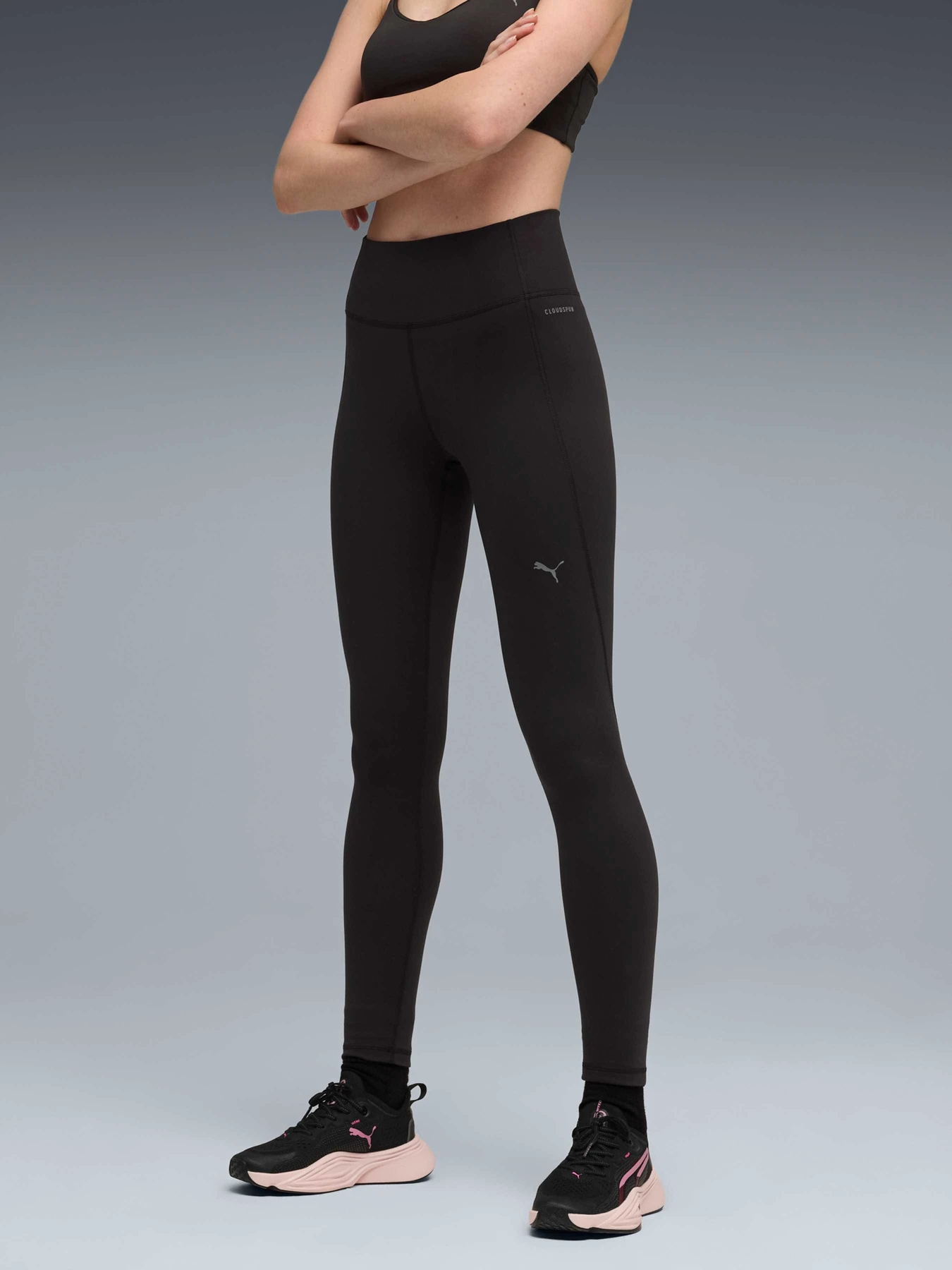 Брюки PUMA W Cloudspun Tight - Hw Fl модель 527452 Брюки PUMA W Cloudspun Tight - Hw Fl модель 527452 Фото