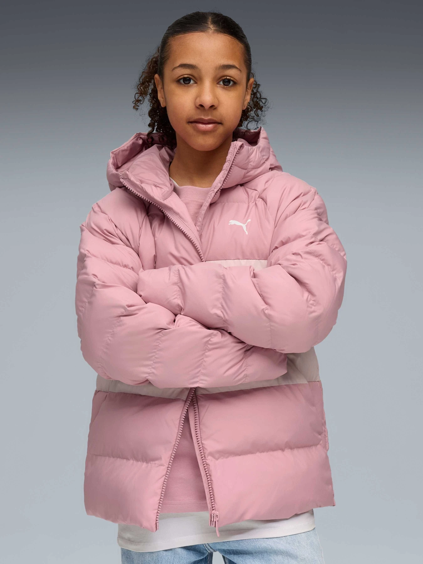 Куртки та дублянки PUMA Synthetic Hooded Puffer Jckt модель 688404 Куртки та дублянки PUMA Synthetic Hooded Puffer Jckt модель 688404 Фото